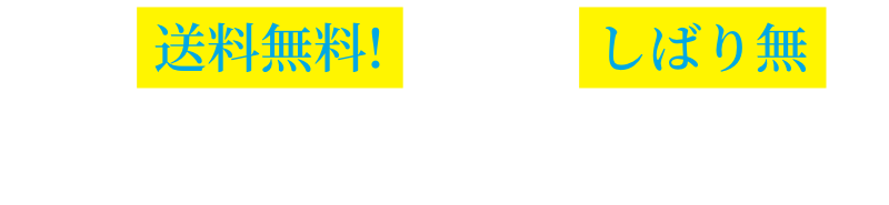 毎回送料無料！、回数しばり無しの定期コースがおすすめ！